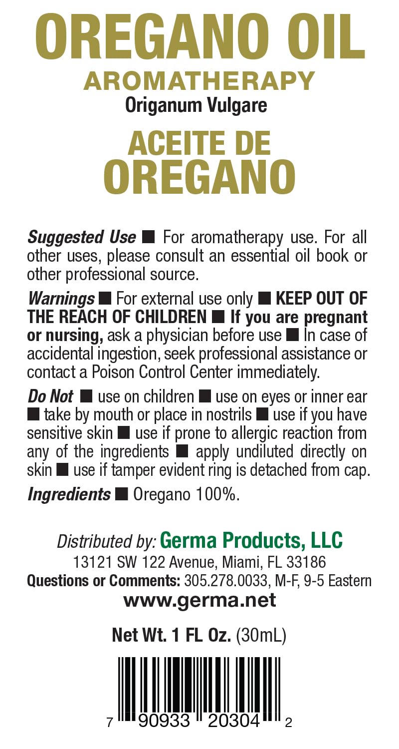 Germa Natural Oregano Oil 100% Pure - 1 fl oz - image 7