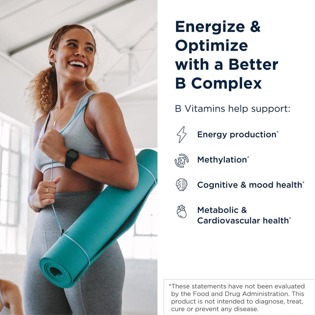 Designs for Health Methylated Vitamin B Complex - 120 Capsules - image 2