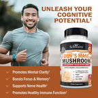 BioSchwartz Organic Lion's Mane Supplement - 90 Capsules - image 3