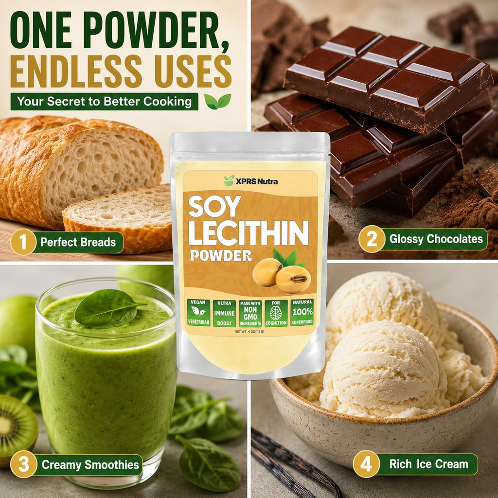XPRS Nutra Soy Lecithin Granules or Powder - Non GMO - Lecitina de