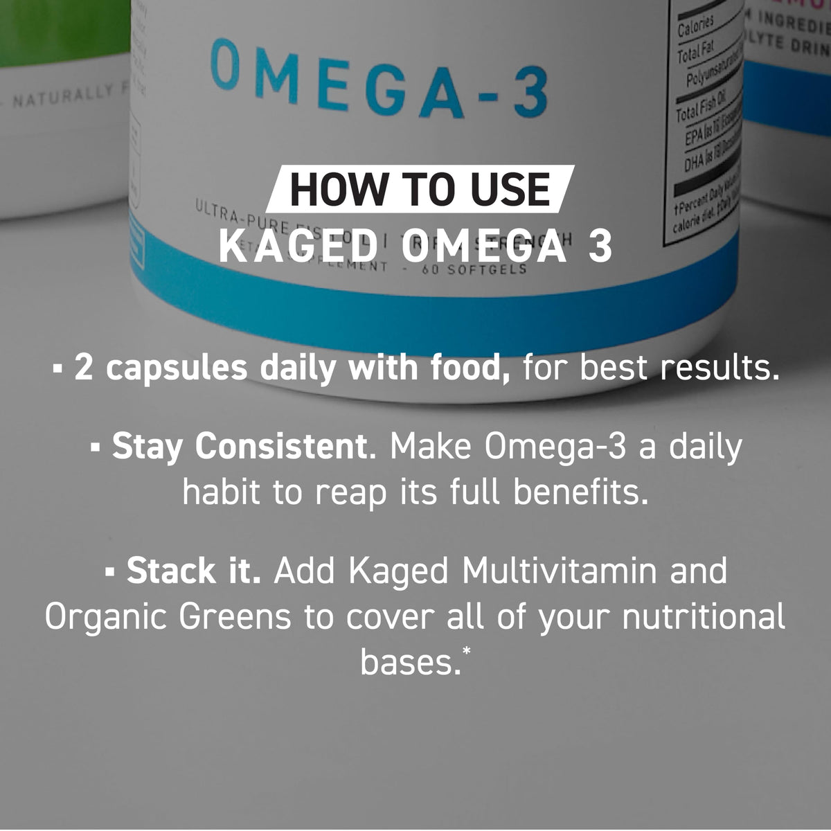Kaged Omega 3 Softgels - 60 Count - image 8