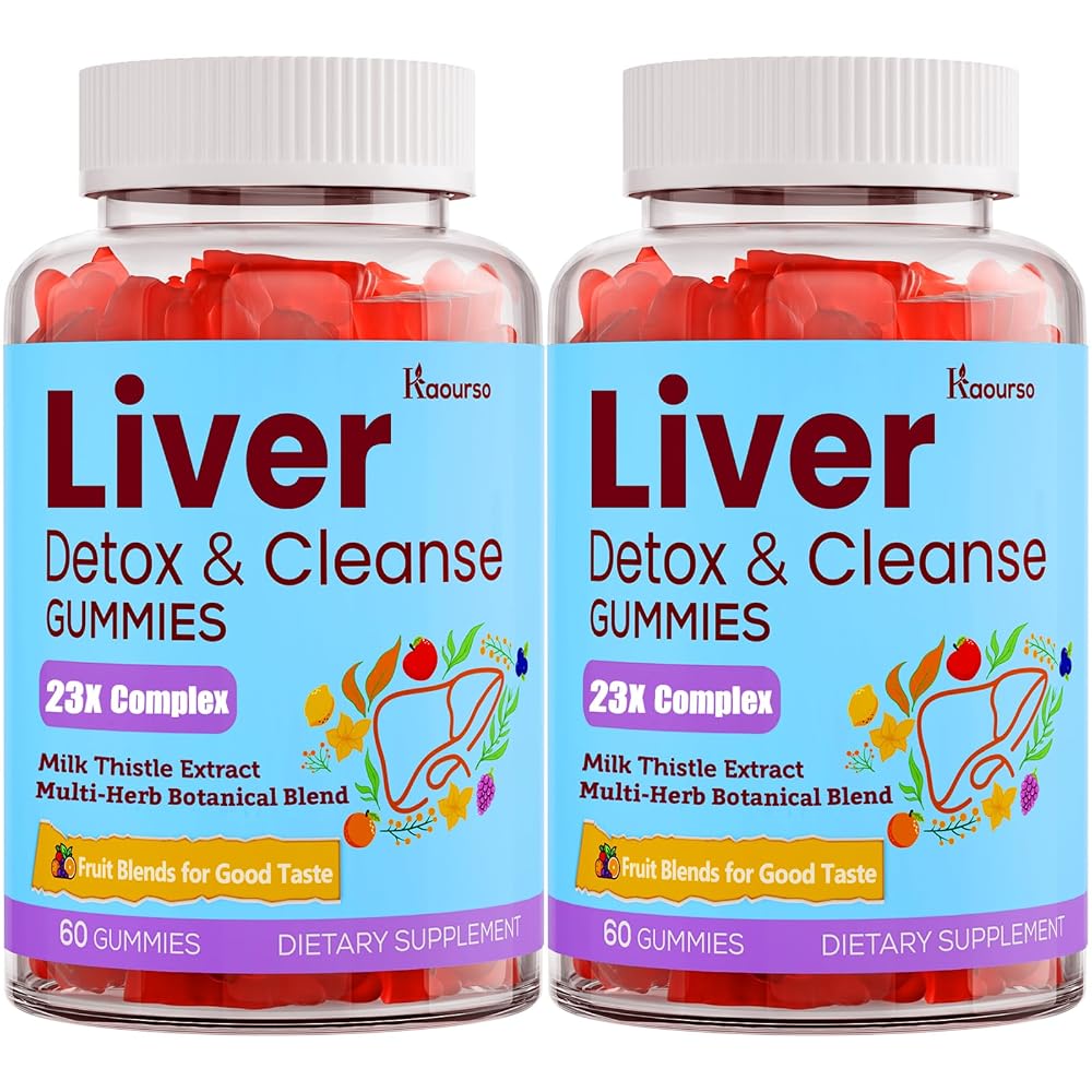 Kaourso Liver Cleanse Detox & Repair Gummies