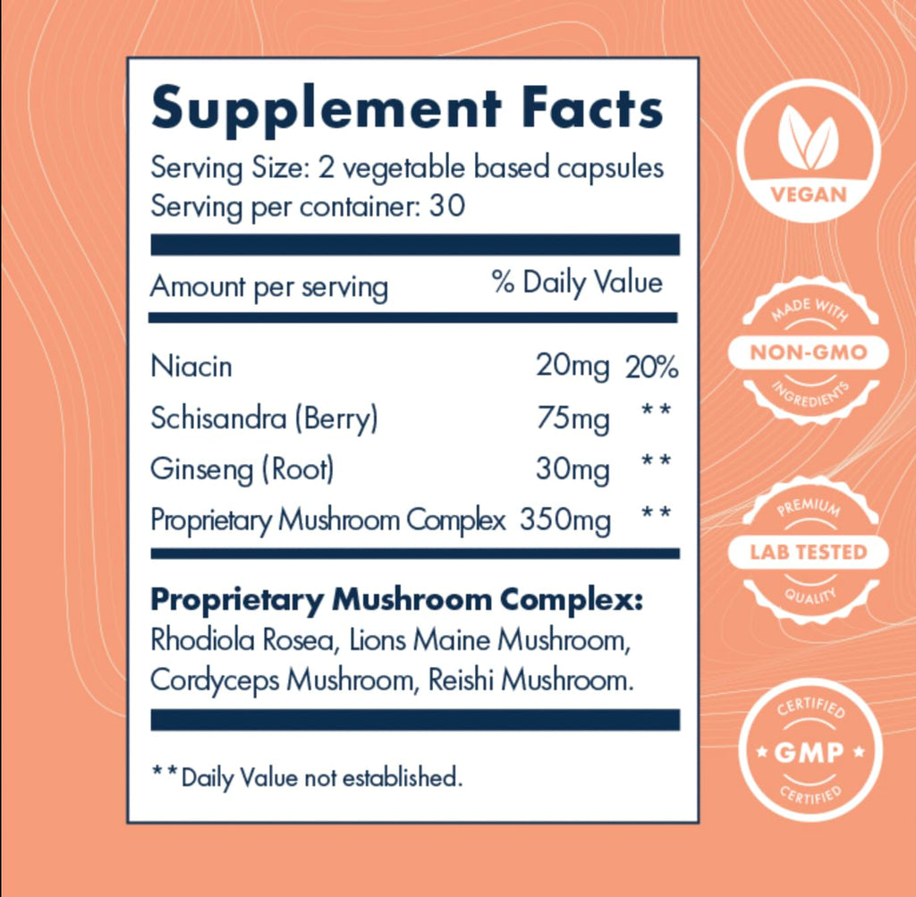 Brilliant Blends ENRICH Adaptogen Supplement - 60 Capsules - image 7