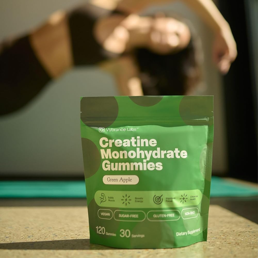 VYBRANCE LABS Creatine Monohydrate Gummies 5g - 120 Count - image 9