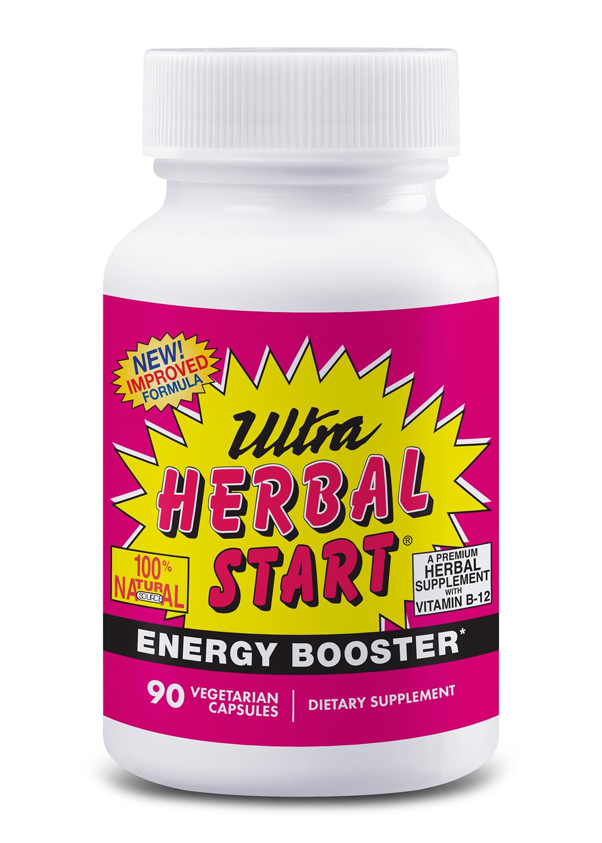 Fresh Start Ultra Herbal Energy Booster - 90 Capsules