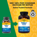 Country Life Omega 3 Mood Fish Oil 1000 mg EPA - 180 Softgels - image 2