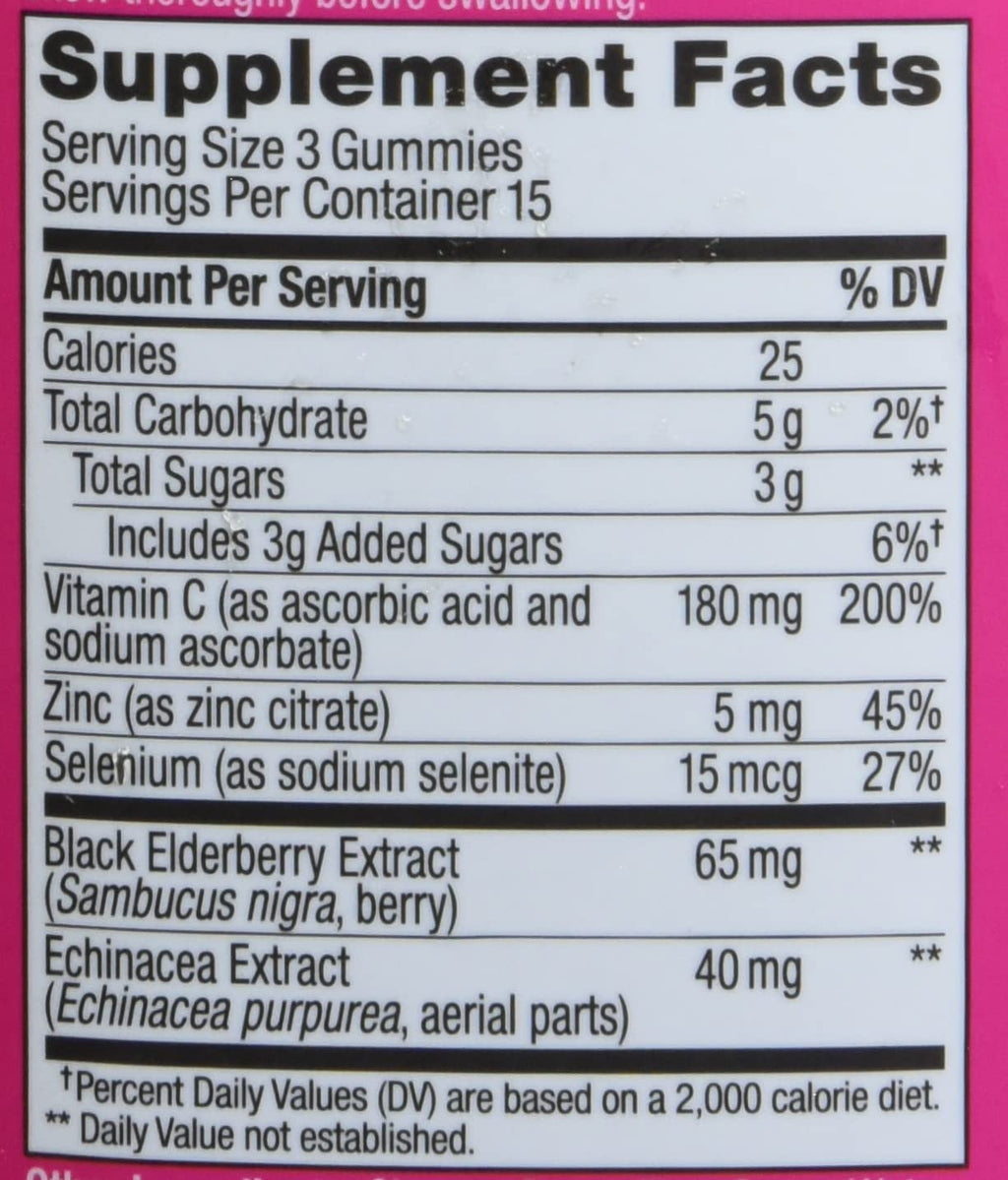Olly Immunity Gummy with Elderberry, Zinc & Vitamin C - 540 Count - image 6