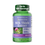 Puritan's Pride Milk Thistle Silymarin 4:1 Extract 250mg - 180 Softgels
