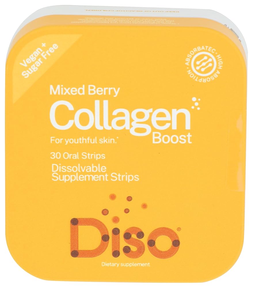 DISO Collagen Boost Oral Strips Mixed Berry - 30 Strips - image 6