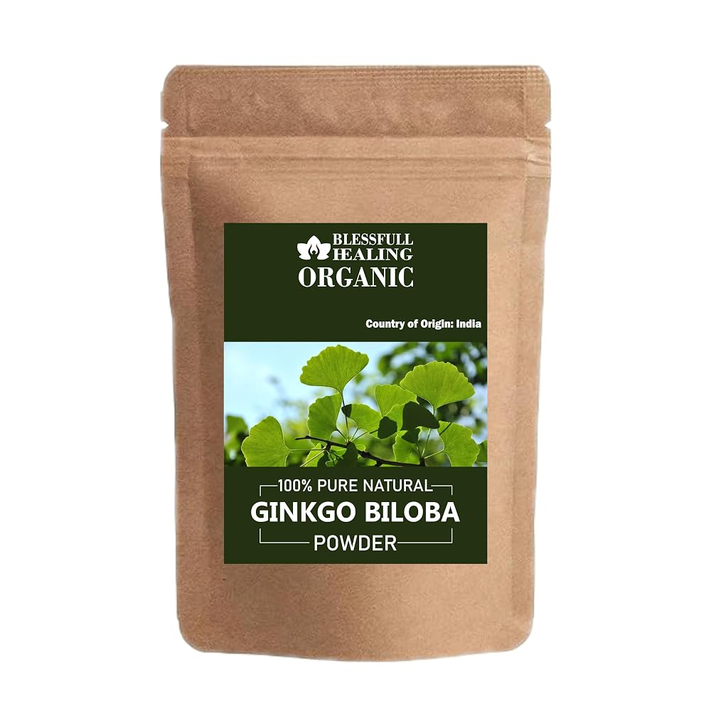Blessfull Healing Organic Ginkgo Biloba Powder 100% Pure Natural 200