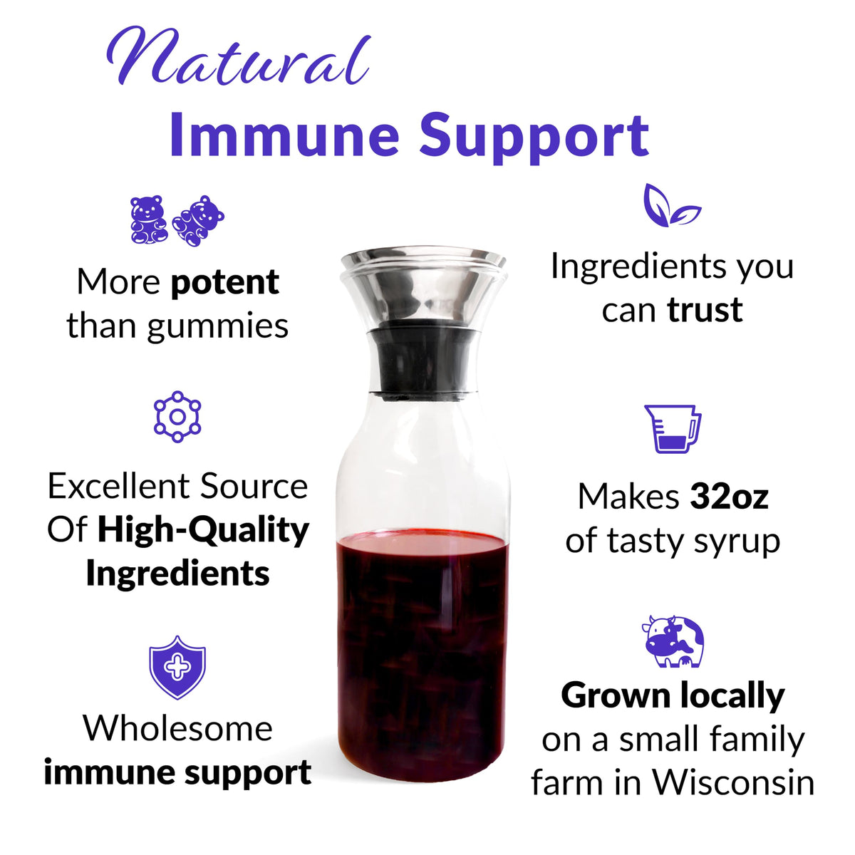 Ednberry Blueberry Lavender Elderberry Syrup Kit - 32 fl oz - image 5