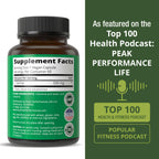Peak Performance L-Serine 500mg Capsules Brain Support - 60 Capsules - image 6