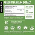 STAY ALIVE Extra Strength Bitter Melon Capsules - 150 Count - image 2