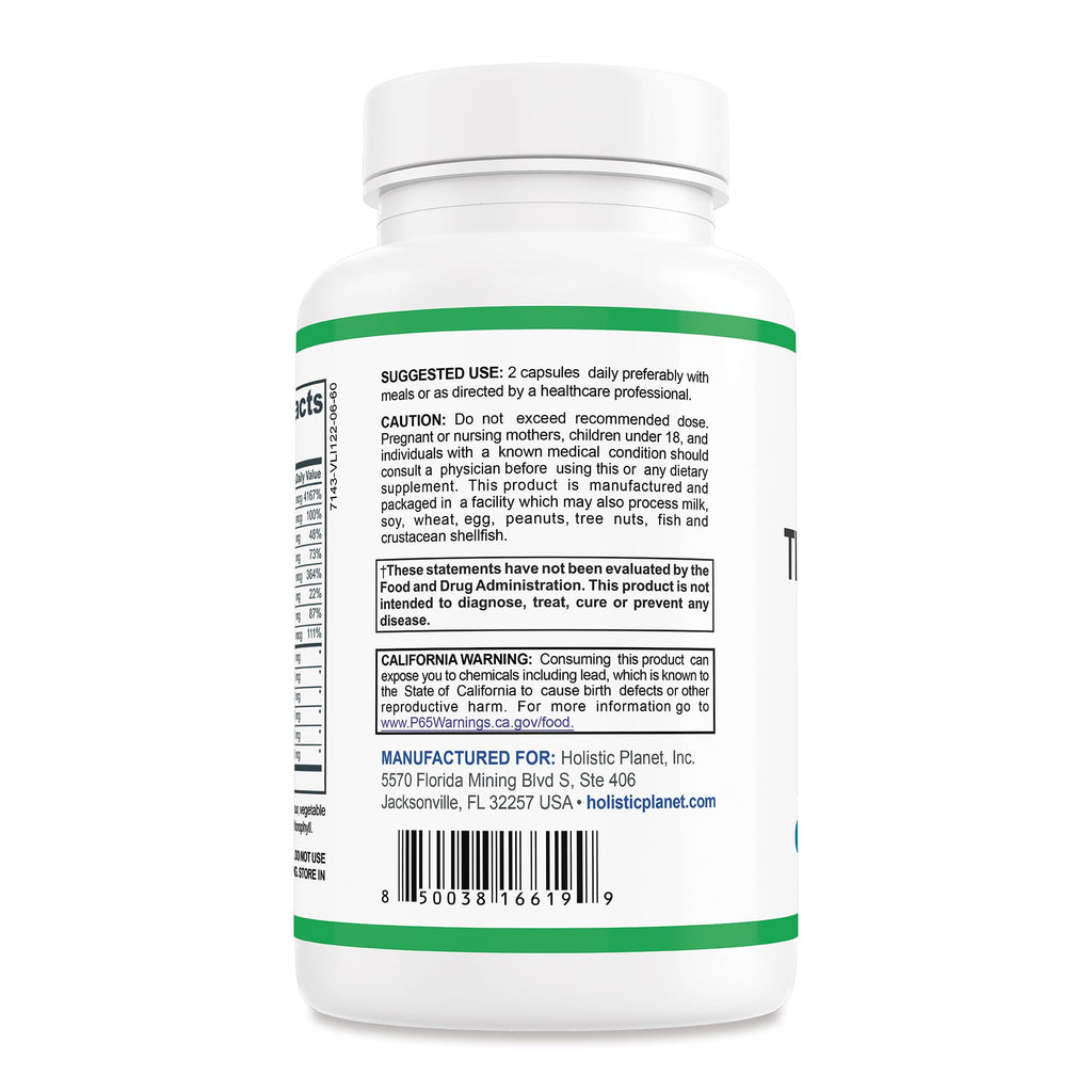 Holistic Planet Thyroid Support - 60 Capsules - image 9