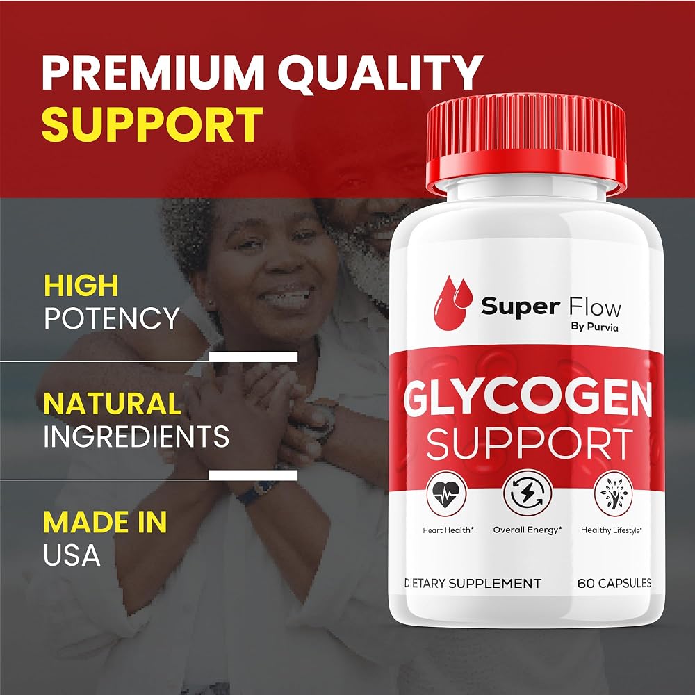 Purvia Super Flow Glycogen Optimizer - 300 Capsules - image 5