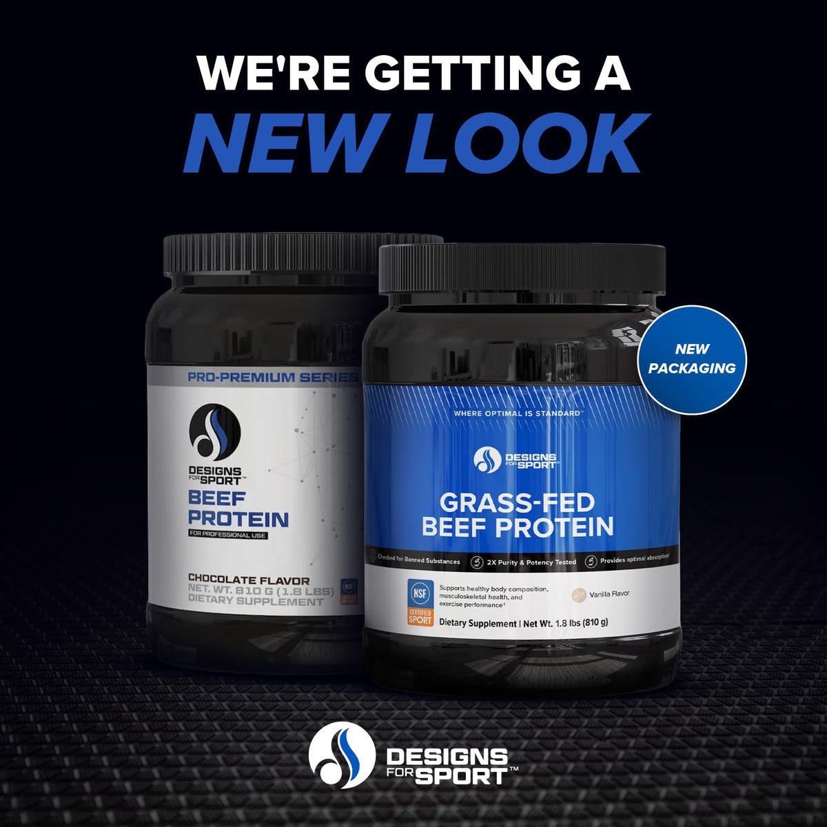 Designs for Sport Beef Protein Powder