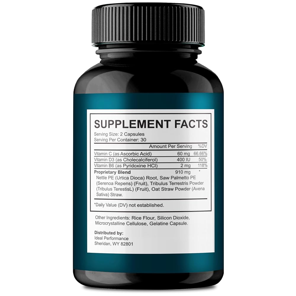 IDEAL PERFORMANCE TC24 Prostate Health Supplement - 180 Capsules - image 2