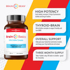 Brain Bean Iodine Complex Supplement for Thyroid Support - 90 Tablets - image 3