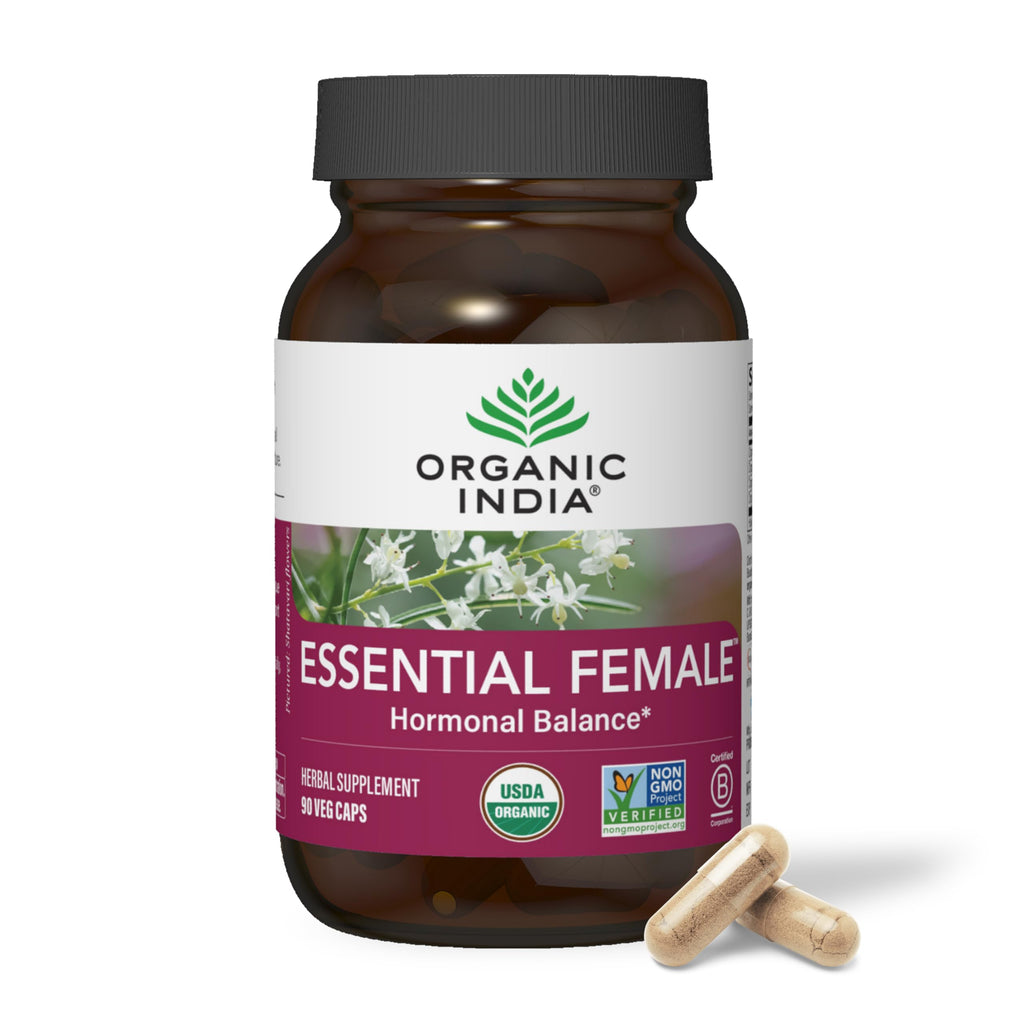 ORGANIC INDIA Essential Female Herbal Supplement - 90 Capsules