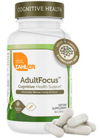 Zahler AdultFocus Advanced Formula for Focus & Concentration - 60 Capsules