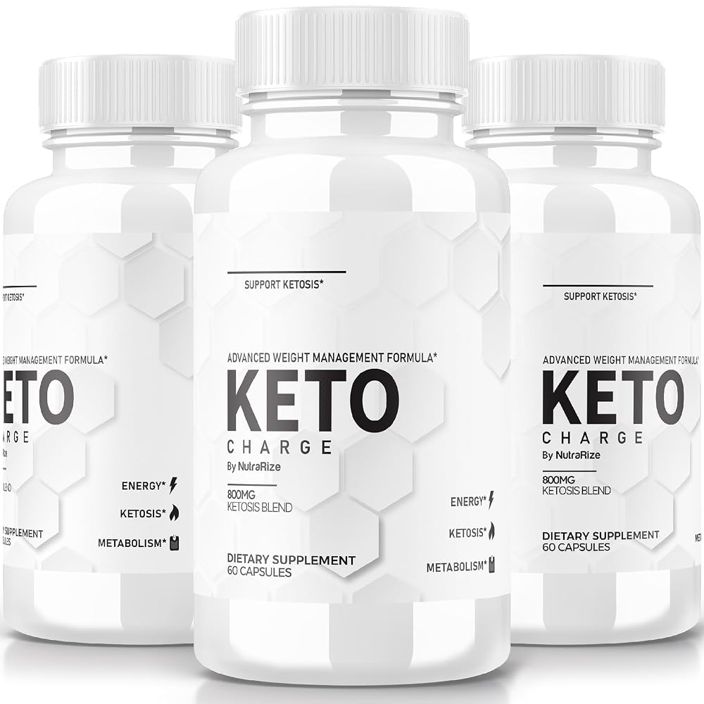 NutraRize Keto Charge Capsules Weight Loss Supplement - 180 Capsules