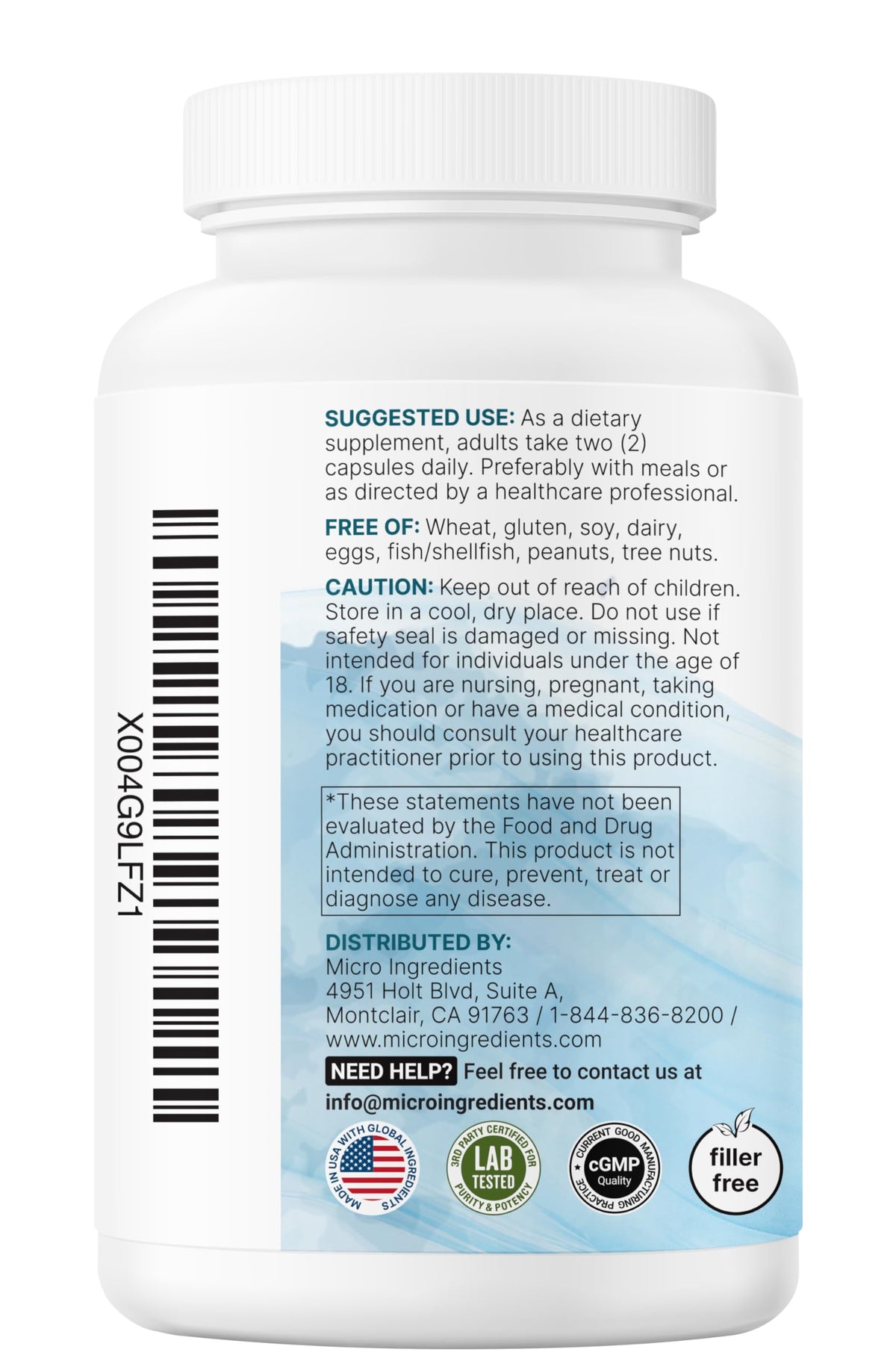 Micro Ingredients Pure Methylated Multivitamin - 240 Capsules - image 8