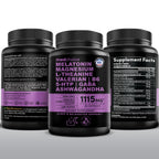 MEDCHOICE 12-in-1 Melatonin 5mg Sleep Capsules with Magnesium, 90ct