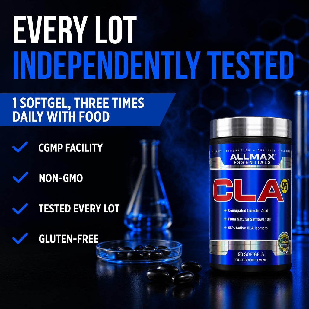 ALLMAX CLA 95 Conjugated Linoleic Acid - 90 Softgels - image 8
