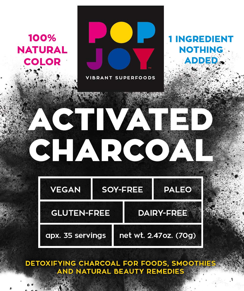 POP JOY Activated Coconut Charcoal Powder - 1 oz - image 2