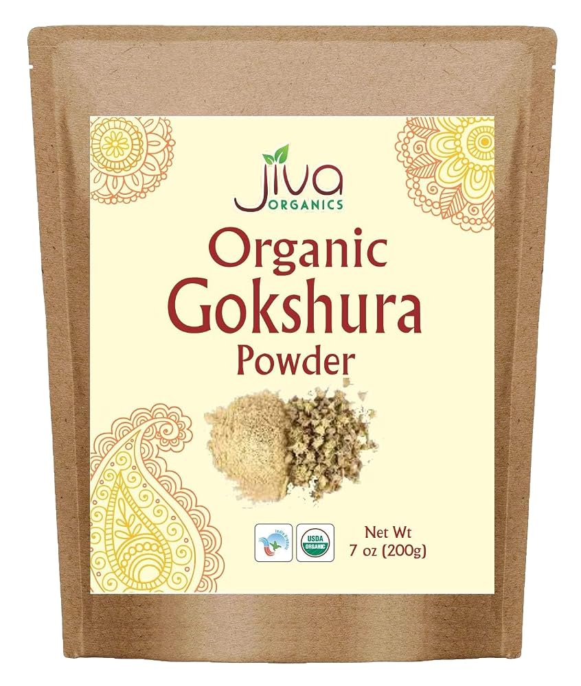 Jiva Organics Gokshura Powder - 7 Ounce