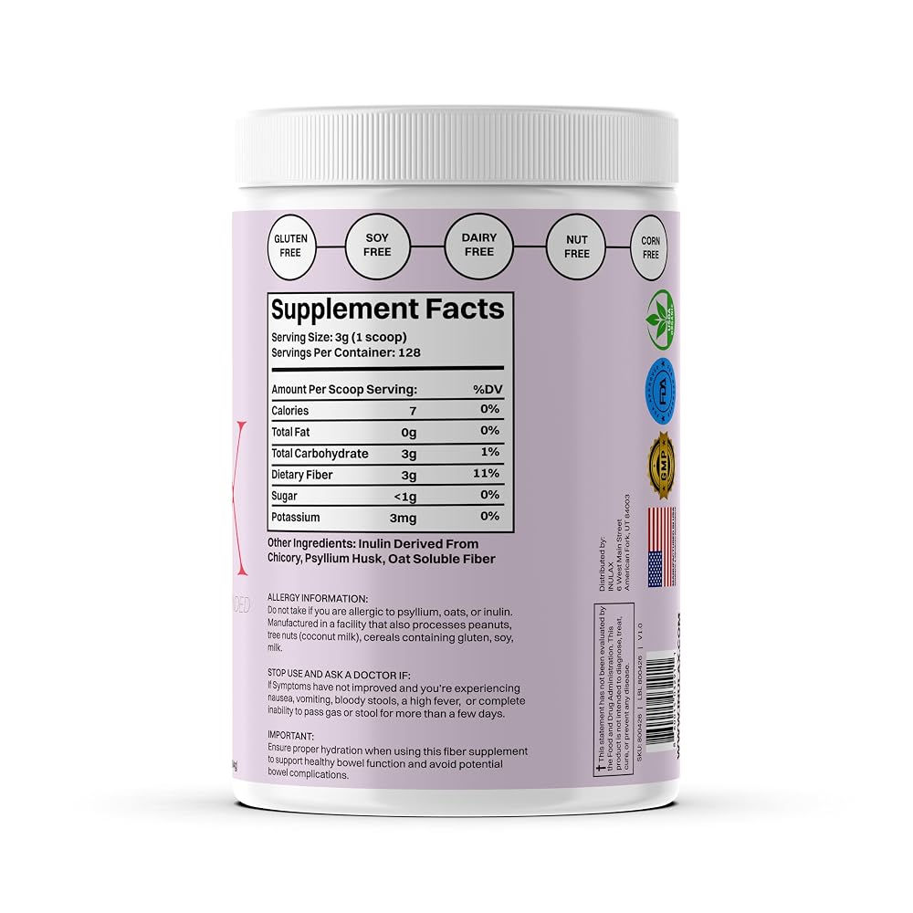 Inulax All-Natural Plant Based Fiber Supplement