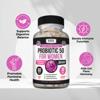 Kaya Naturals Womens Probiotic 50 Billion CFU