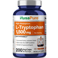 NusaPure L-Tryptophan 1500mg Vegan - 200 Vegetarian Capsules