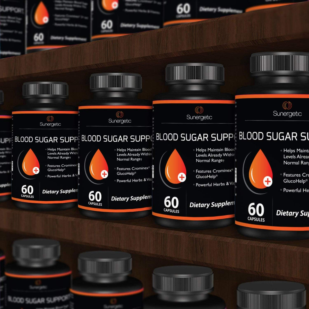 Sunergetic Blood Sugar Support Supplement - 60 Capsules - image 6