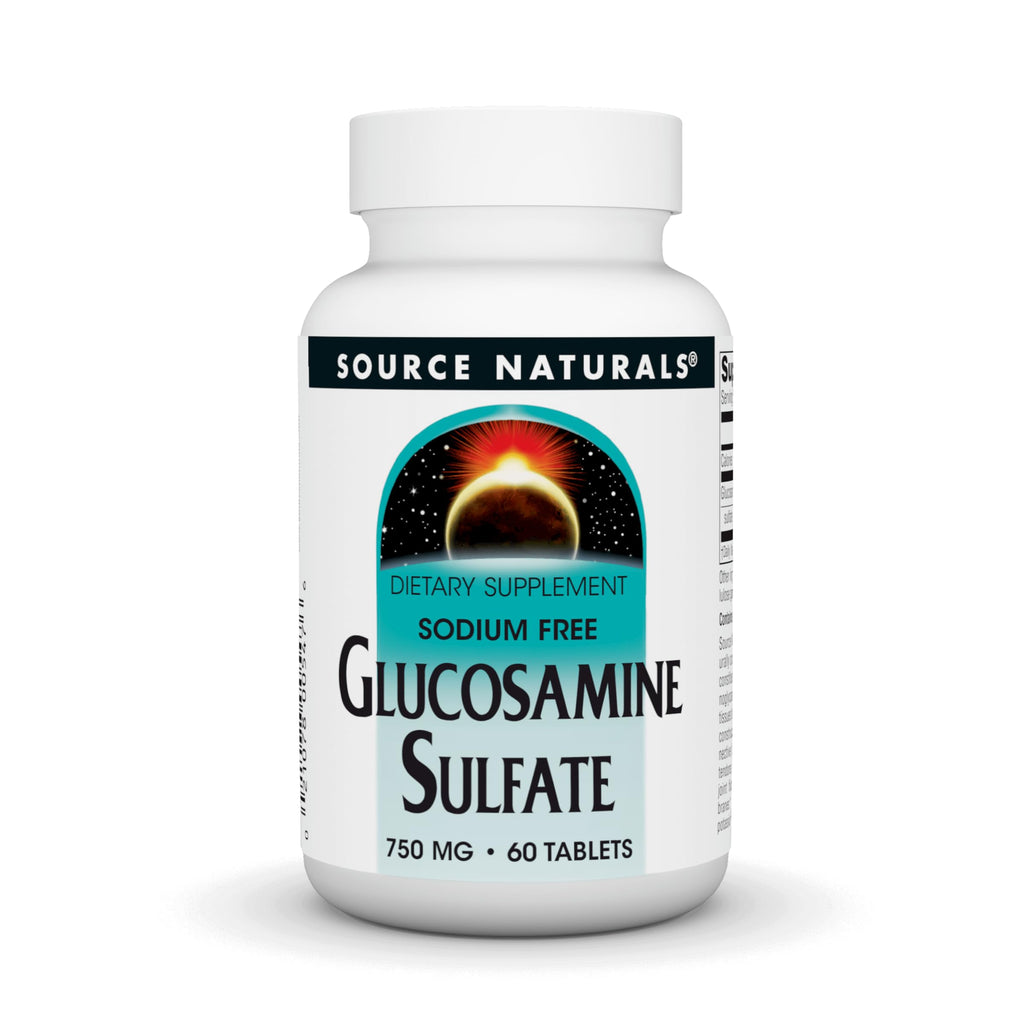 Source Naturals Glucosamine Sulfate 750 mg - 60 Tablets