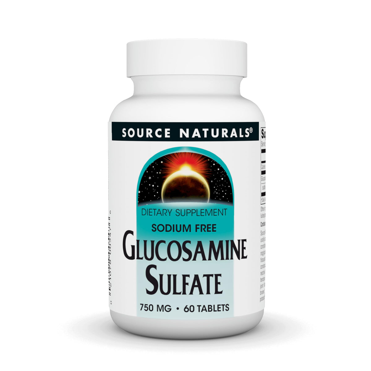 Source Naturals Glucosamine Sulfate 750 mg - 60 Tablets