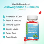 VZOXAINS Ashwagandha Gummies with Vitamin D & C - 120 Count - image 4