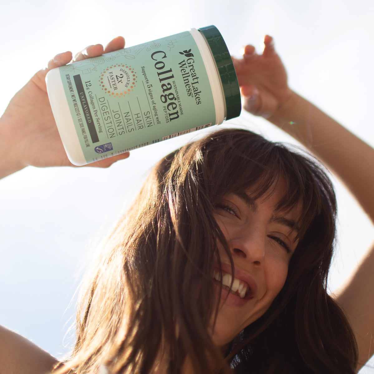 Great Lakes Wellness Sustainable Marine Collagen Peptides for Skin