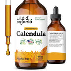 Wild & Organic Calendula Flowers Antioxidant Drops - 4 fl oz