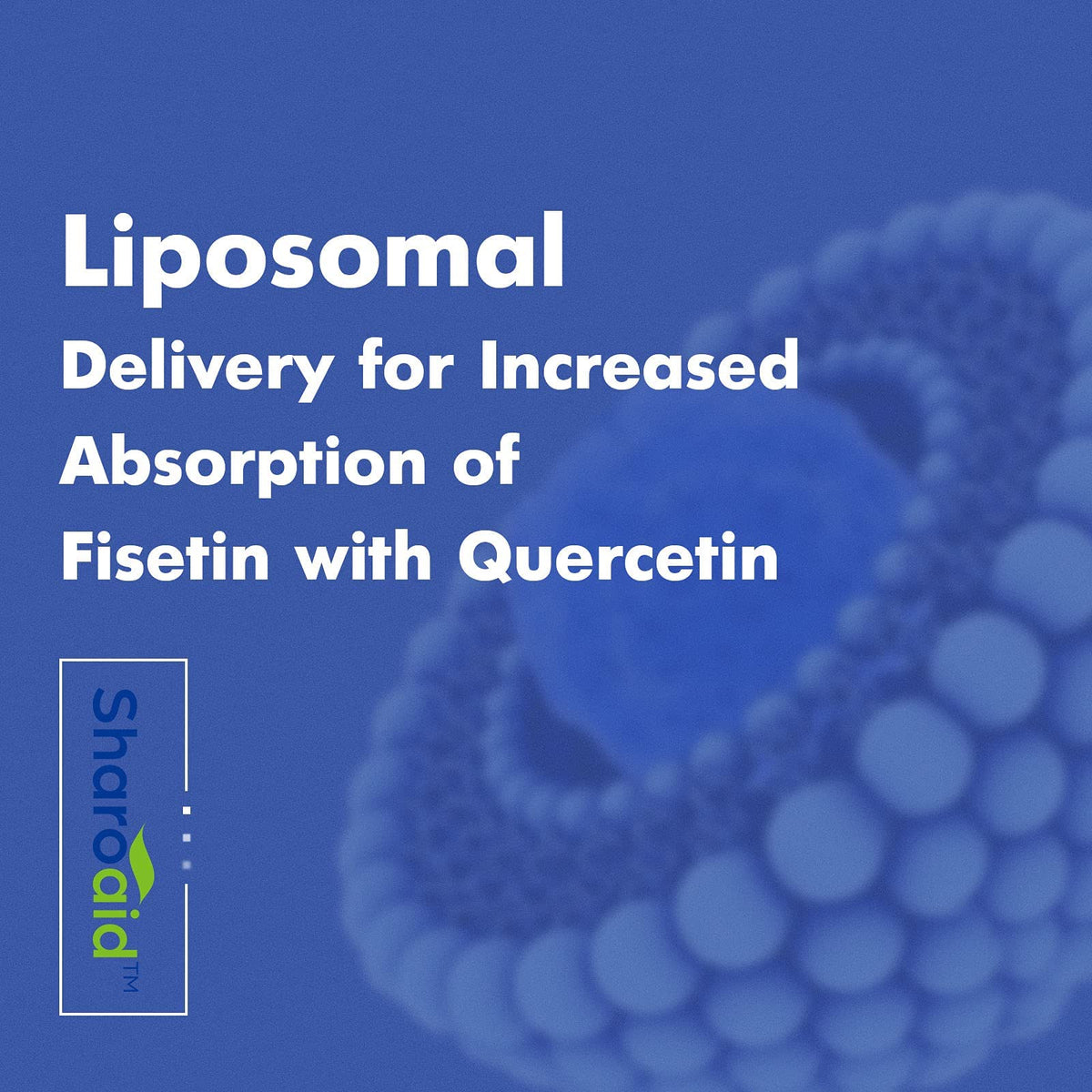 Sharoaid Liposomal Fisetin with Quercetin Supplements 1200 mg per