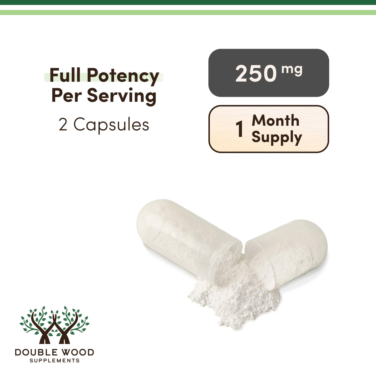 Double Wood Supplements NMN 250mg Cellular Energy - 60 Capsules - image 7