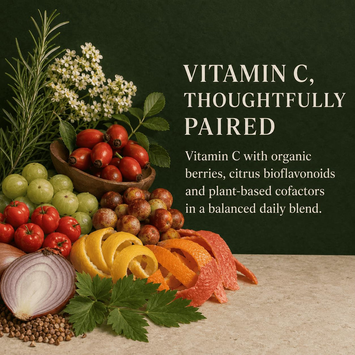 Green Organic Supplements Vitamin C Natural from Berries - image 2