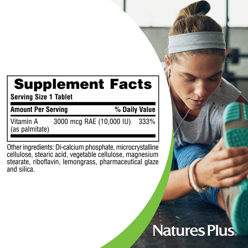 NaturesPlus Vitamin A 10,000 IU - 90 Tablets - image 5