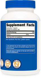 Nutricost Melatonin 20mg - 240 Capsules - image 5