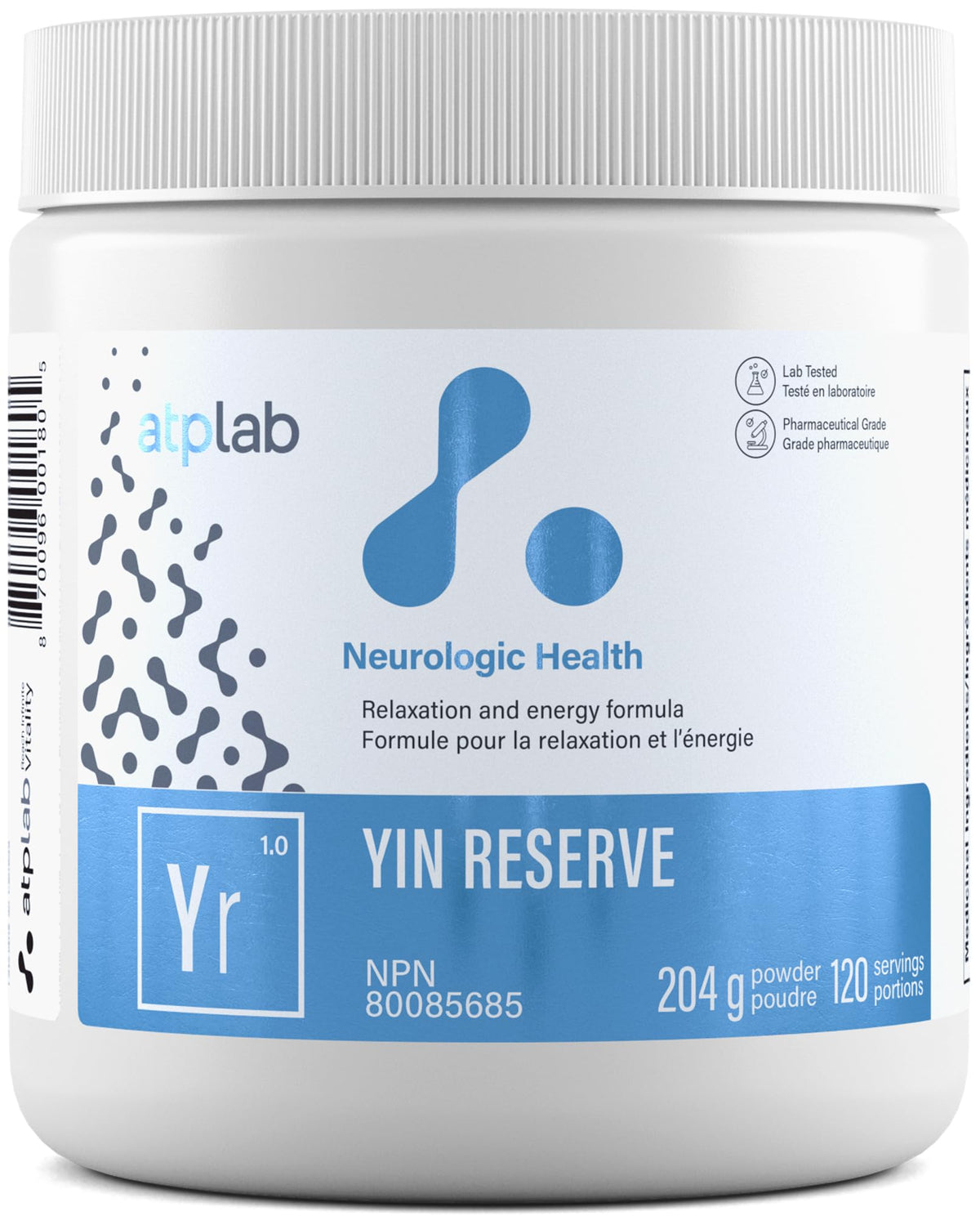 ATP LAB Yin Reserve Relaxation and Energy Powder - 120 Servings
