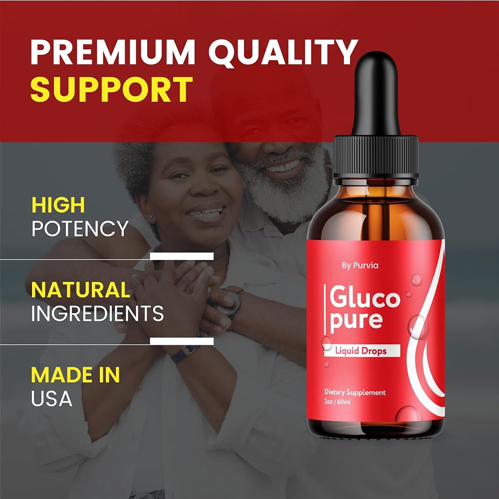 Purvia Gluco Pure Liquid Drops Advanced Formula - 4 Fl Oz - image 4