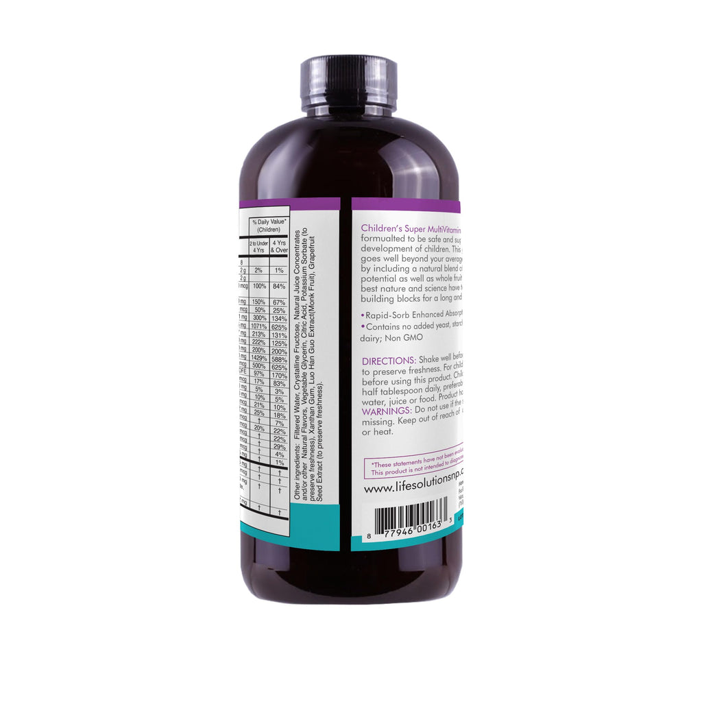 Life Solutions Wellness Children's Super Multivitamins Liquid - 32 Fl Oz - image 5