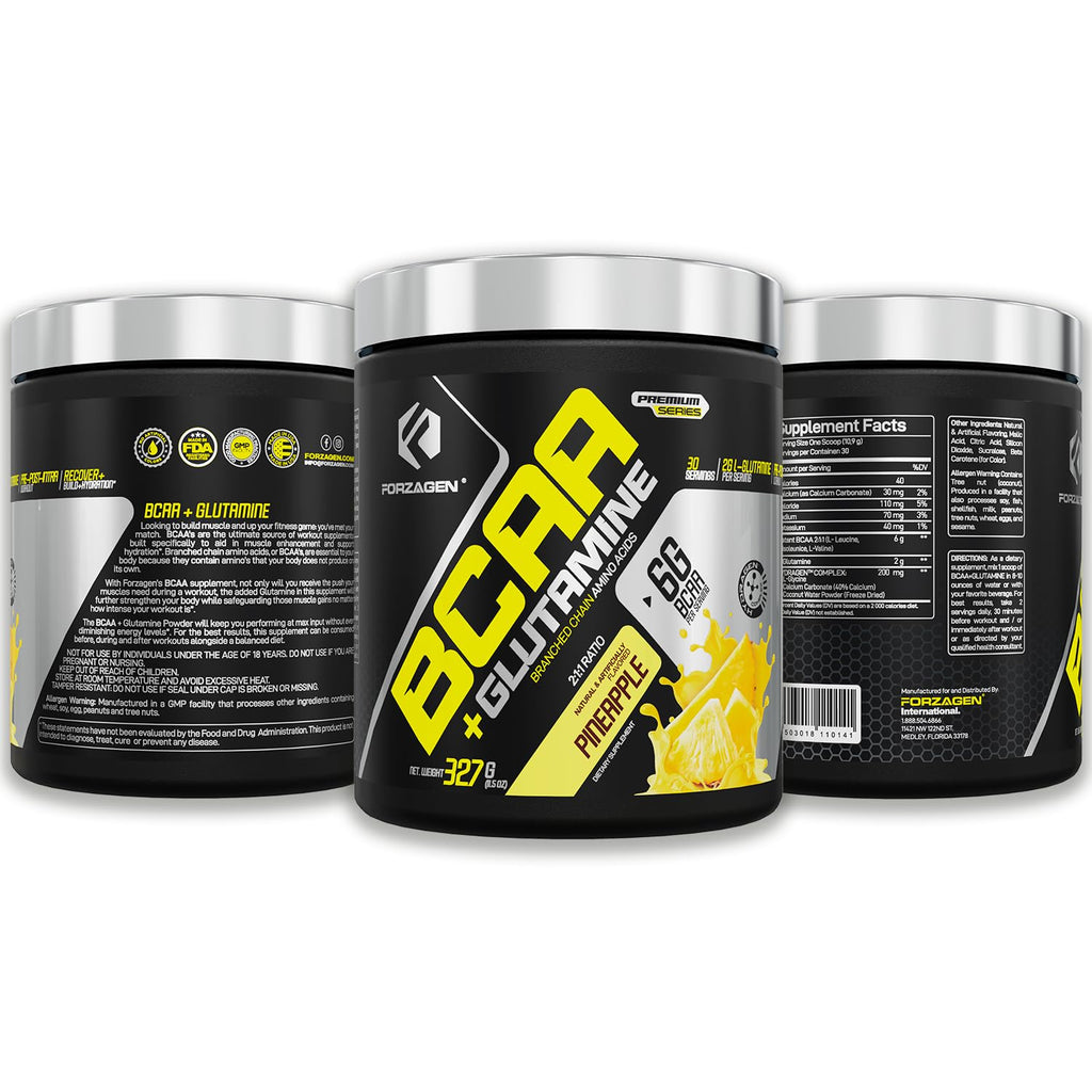 Forzagen BCAA Amino Acids Powder with Glutamine - 30 Servings - image 4