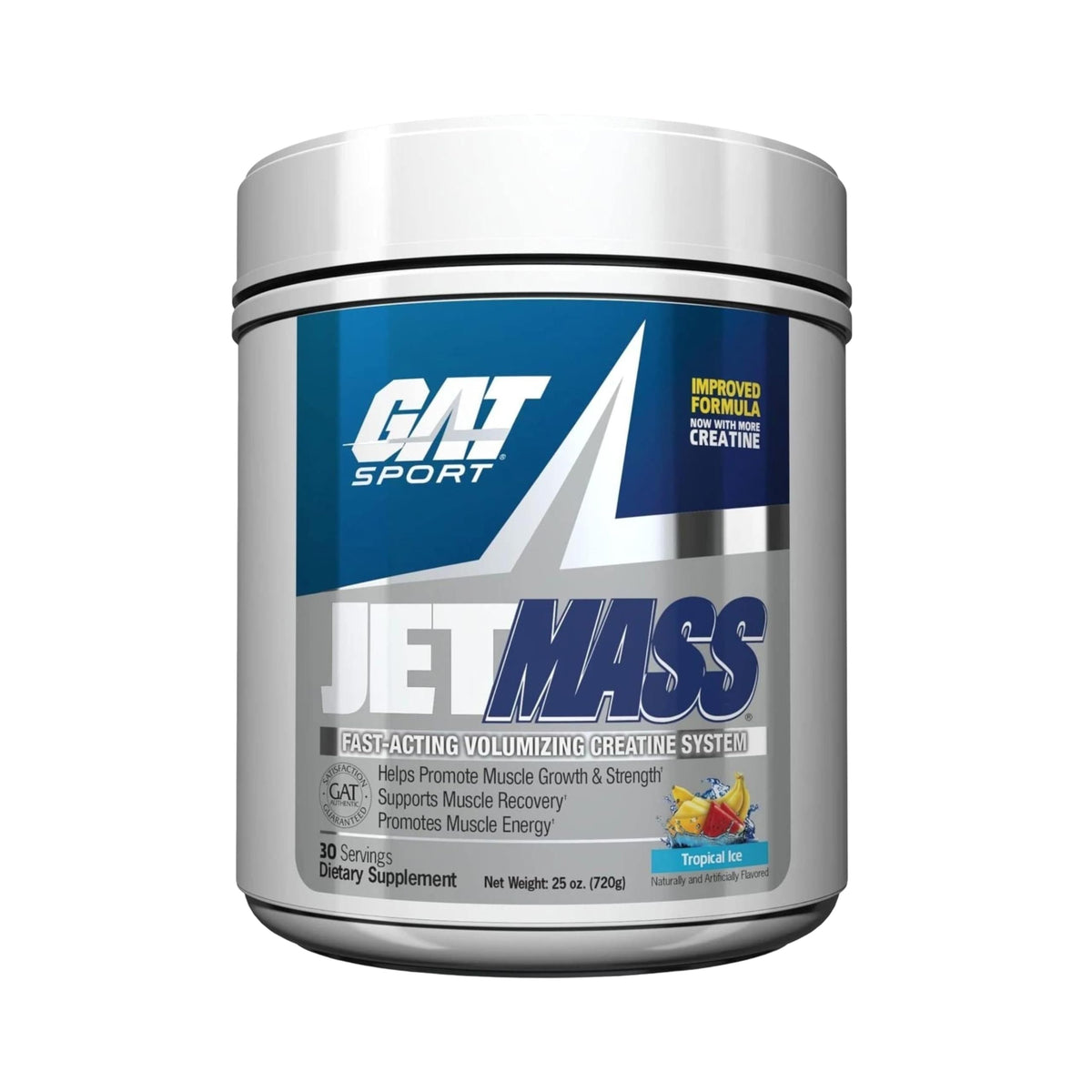 GAT SPORT JETMASS Creatine Powder Tropical Ice - 30 Servings