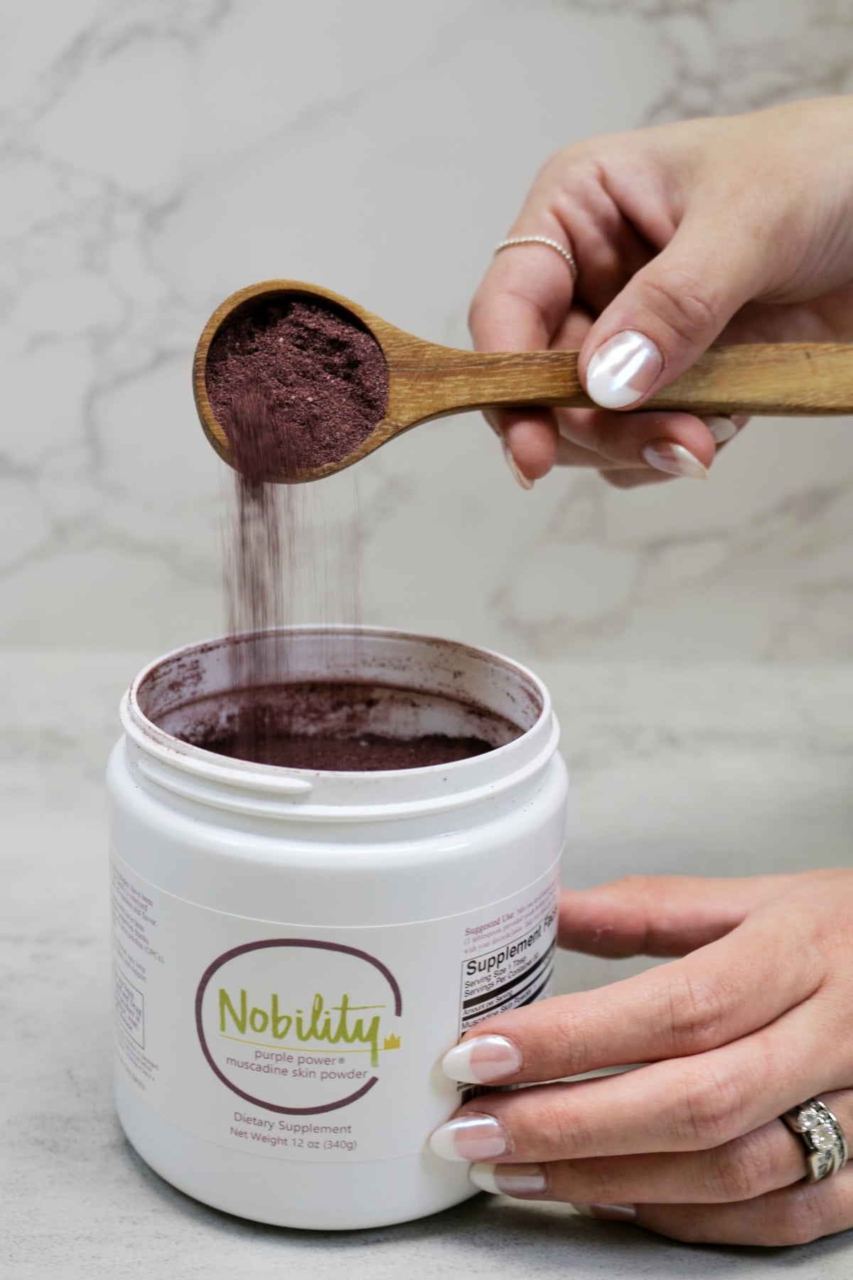 NOBILITY Naturals Purple Power Muscadine Skin Powder - 12 oz - image 3